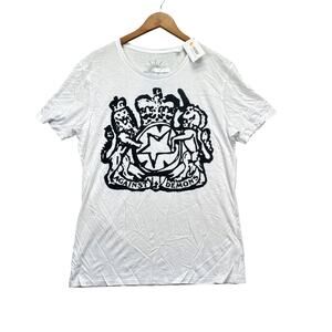 NWT Rare Radiohead Public Library Shirt Against Demons White Thom Yorke L New